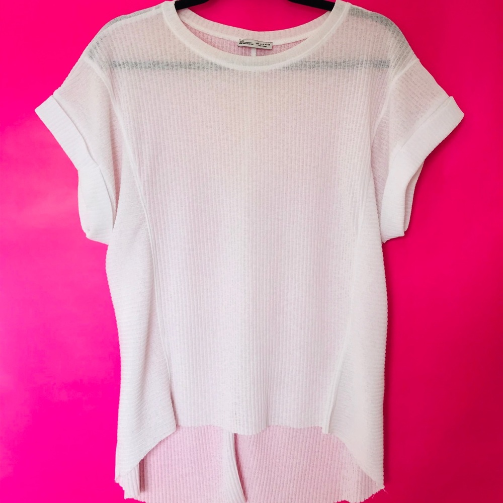 Zara Basics Textured Shirt